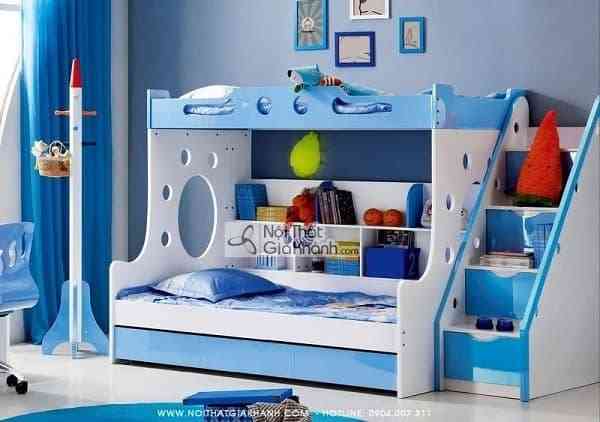 Sắm giường tầng cho bé trai và bé gái xinh xắn và an toàn