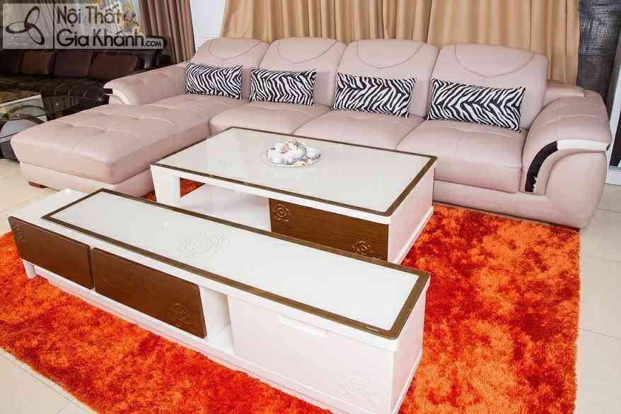 Bàn trà C160001 và kệ tivi đồng bộ D164001