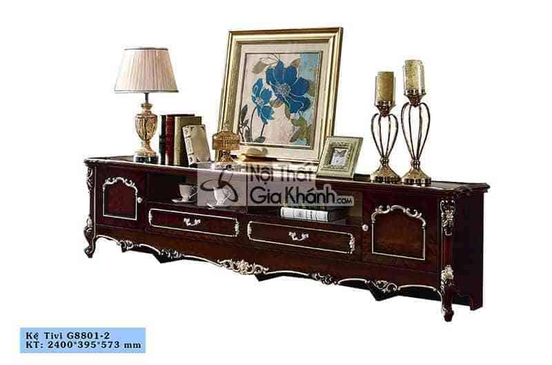 Kệ tivi gỗ sang trọng cho phòng khách KT8801GG-24