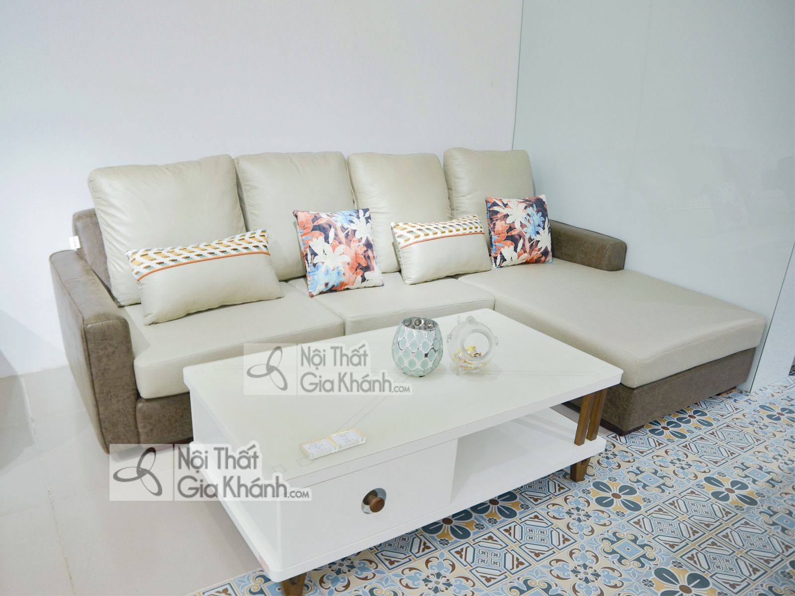 Ghế Sofa bọc nỉ Nano