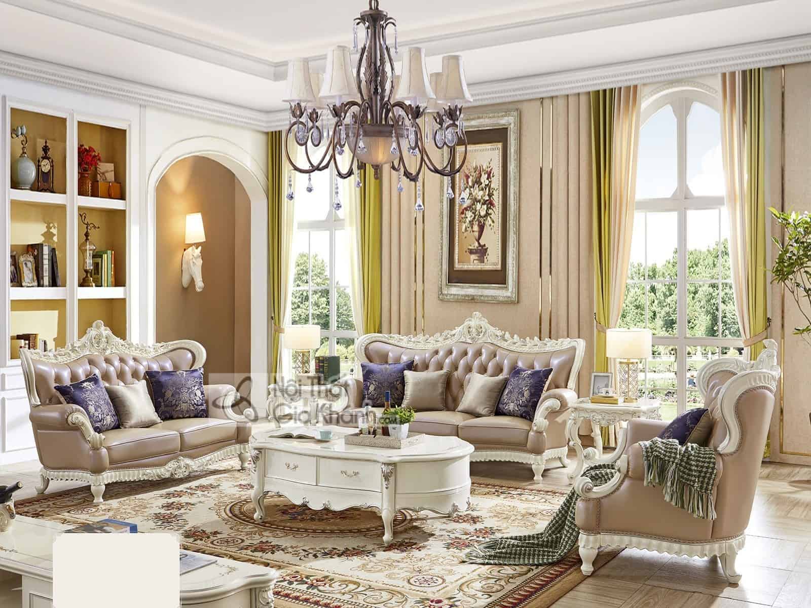 Bàn Trà Sofa Nhập Khẩu Tân Cổ Điển BG8802HG