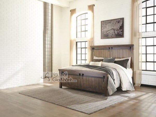 Giường ngủ gỗ tự nhiên độc đáo