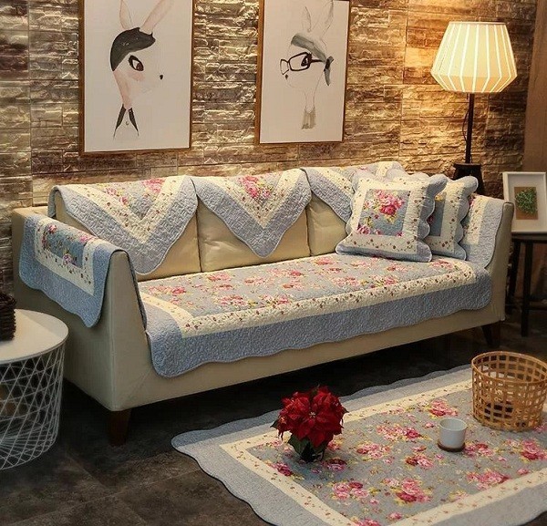 Thảm lót sofa cotton