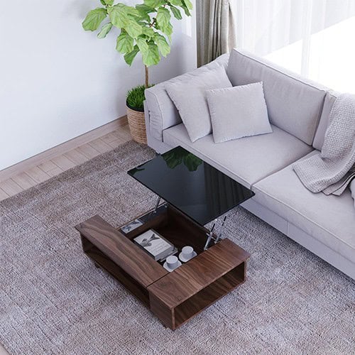 16 mẫu bàn trà kết hợp bàn làm việc hiện đại, tiện nghi nhất