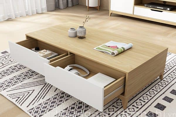 BST mẫu bàn trà có ngăn kéo đẹp nhất