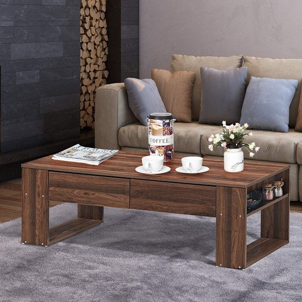 Những kiểu bàn trà sofa gỗ sồi đẹp hớp hồn không thể bỏ qua