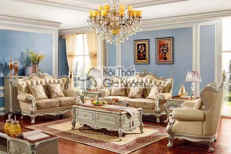 Bàn trà (Bàn Sofa) gỗ cho phòng khách tân cổ điển GK8801BT1.6
