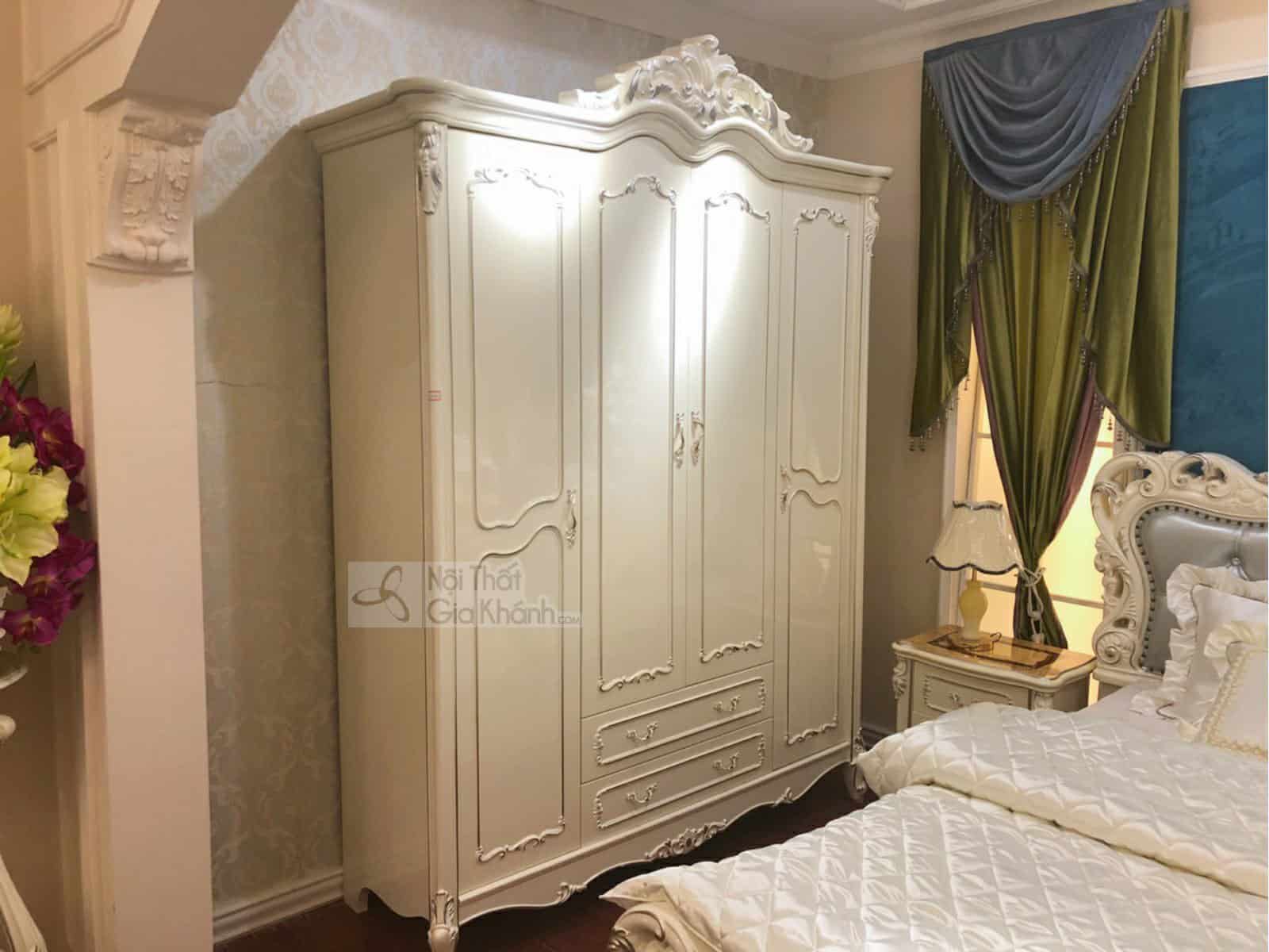 Bộ phòng ngủ tân cổ điển nhập khẩu cao cấp BN8832H