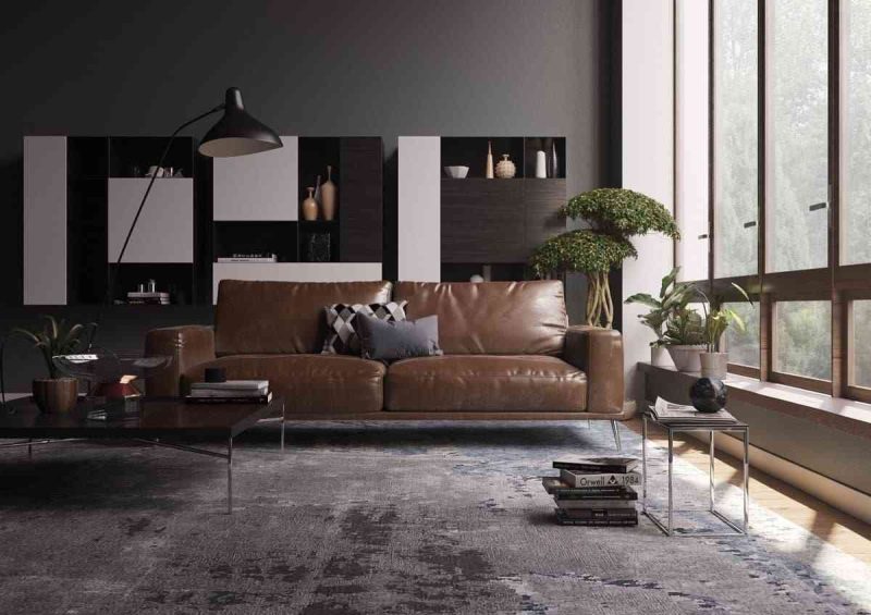 Những mẫu sofa phong cách Bắc Âu hiện đại chất lừ Những mẫu sofa phong cách Bắc Âu hiện đại chất lừ - showroom noi that nhap khau Brown grey decor 800x565