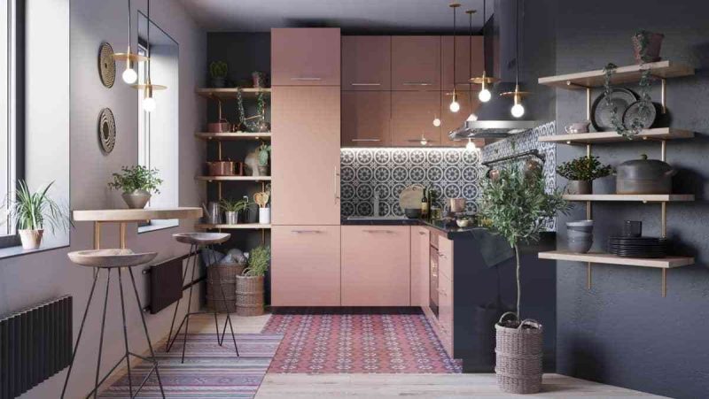 20 mẫu thiết kế nội thất nhà bếp 20 mẫu thiết kế nội thất nhà bếp - showroom noi that nhap khau L shaped kitchen with corner pantry 800x451