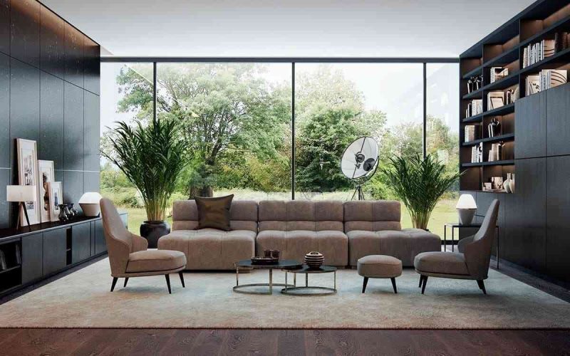 Những mẫu sofa phong cách Bắc Âu hiện đại chất lừ Những mẫu sofa phong cách Bắc Âu hiện đại chất lừ - showroom noi that nhap khau Taupe sofa 800x500