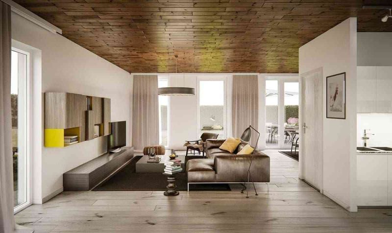Những mẫu sofa phong cách Bắc Âu hiện đại chất lừ Những mẫu sofa phong cách Bắc Âu hiện đại chất lừ - showroom noi that nhap khau Wood ceiling 800x476