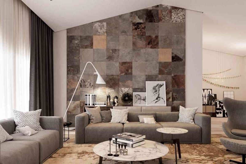 Những mẫu sofa phong cách Bắc Âu hiện đại chất lừ Những mẫu sofa phong cách Bắc Âu hiện đại chất lừ - showroom noi that nhap khau living room wall texture 800x533