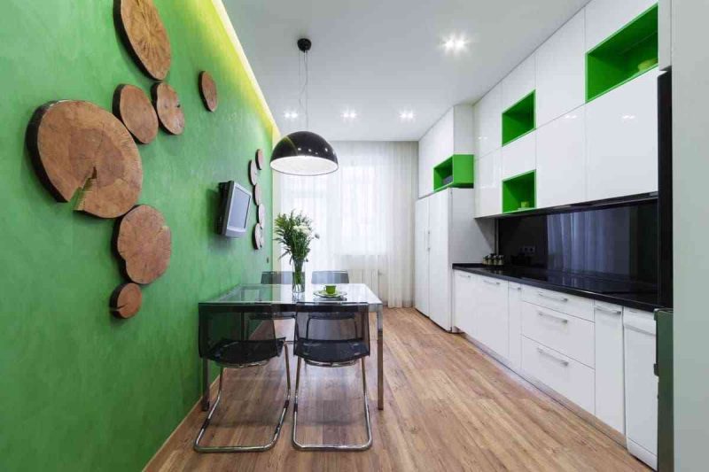 33 MẪU THIẾT KẾ NỘI THẤT PHÒNG BẾP 33 MẪU THIẾT KẾ NỘI THẤT PHÒNG BẾP - showroom noi that nhap khau rustic green kitchen cabinets 800x533