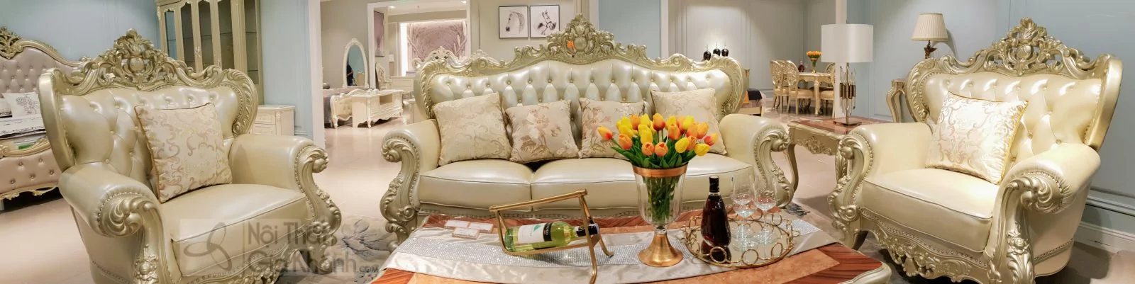 BỘ SOFA DA PHÒNG KHÁCH TÂN CỔ ĐIỂN 3 BĂNG GK931SF BỘ SOFA DA PHÒNG KHÁCH TÂN CỔ ĐIỂN 3 BĂNG GK931SF - sofa GK931SF 4